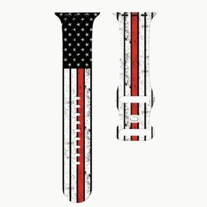 👩‍🚒 First Responder Red Line iWatch Watchband